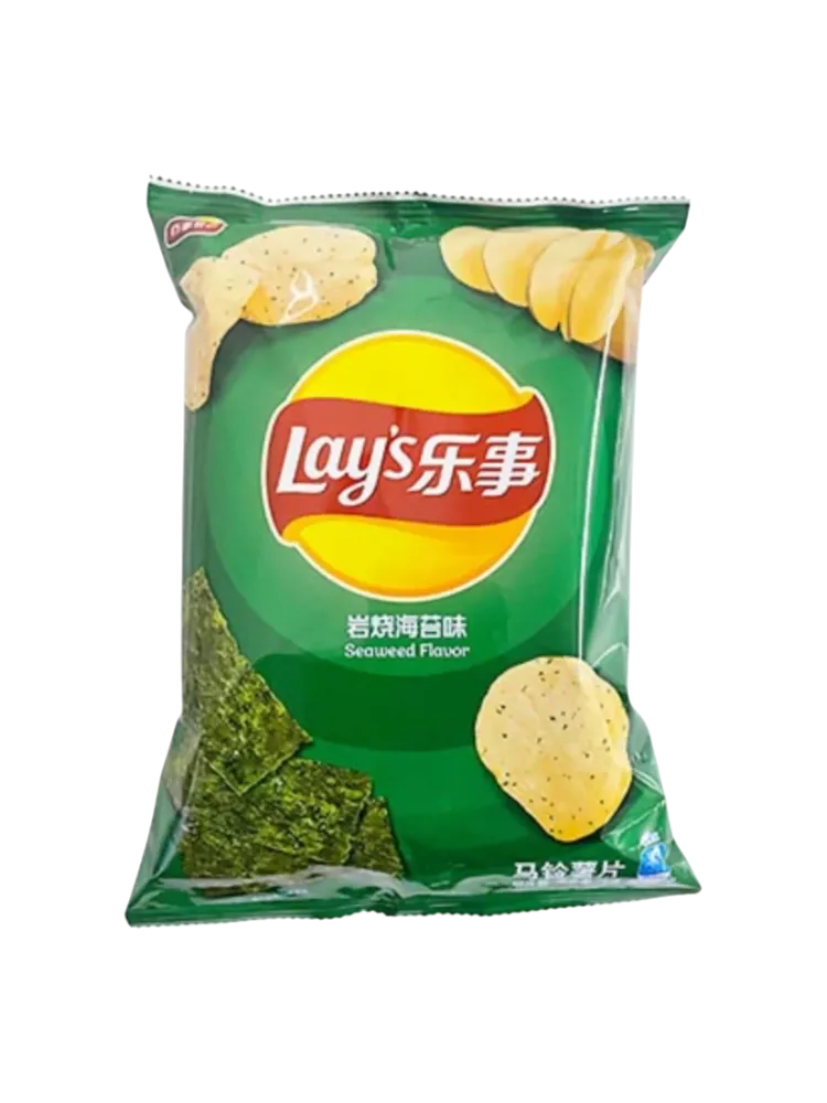 Lays Чипсы со вкусом морской капусты 70гр